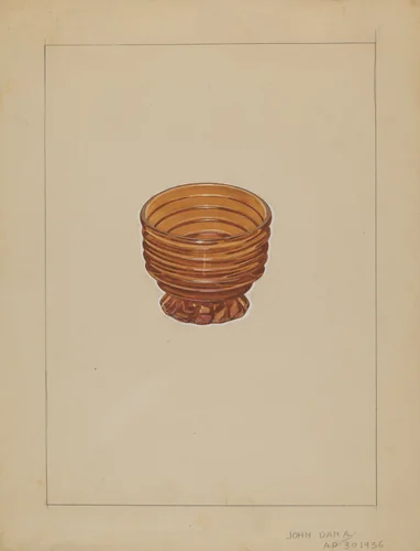 Salt Cellar by John Dana, index of american design, 1936