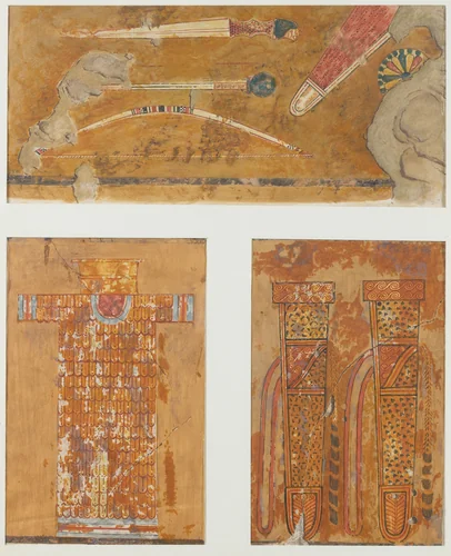 New Year Gifts: Items of Warfare by Norman de Garis Davies, artwork, -1427--1400