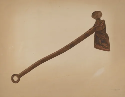 Hawsing Iron by William Frank, index of american design, 1939