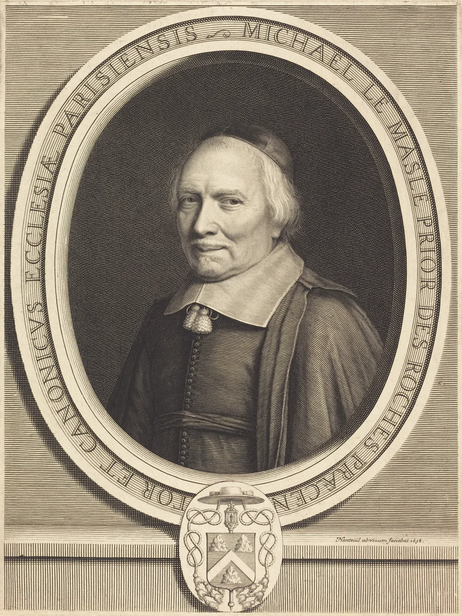 Michel Le Masle by Robert Nanteuil, print, 1658
