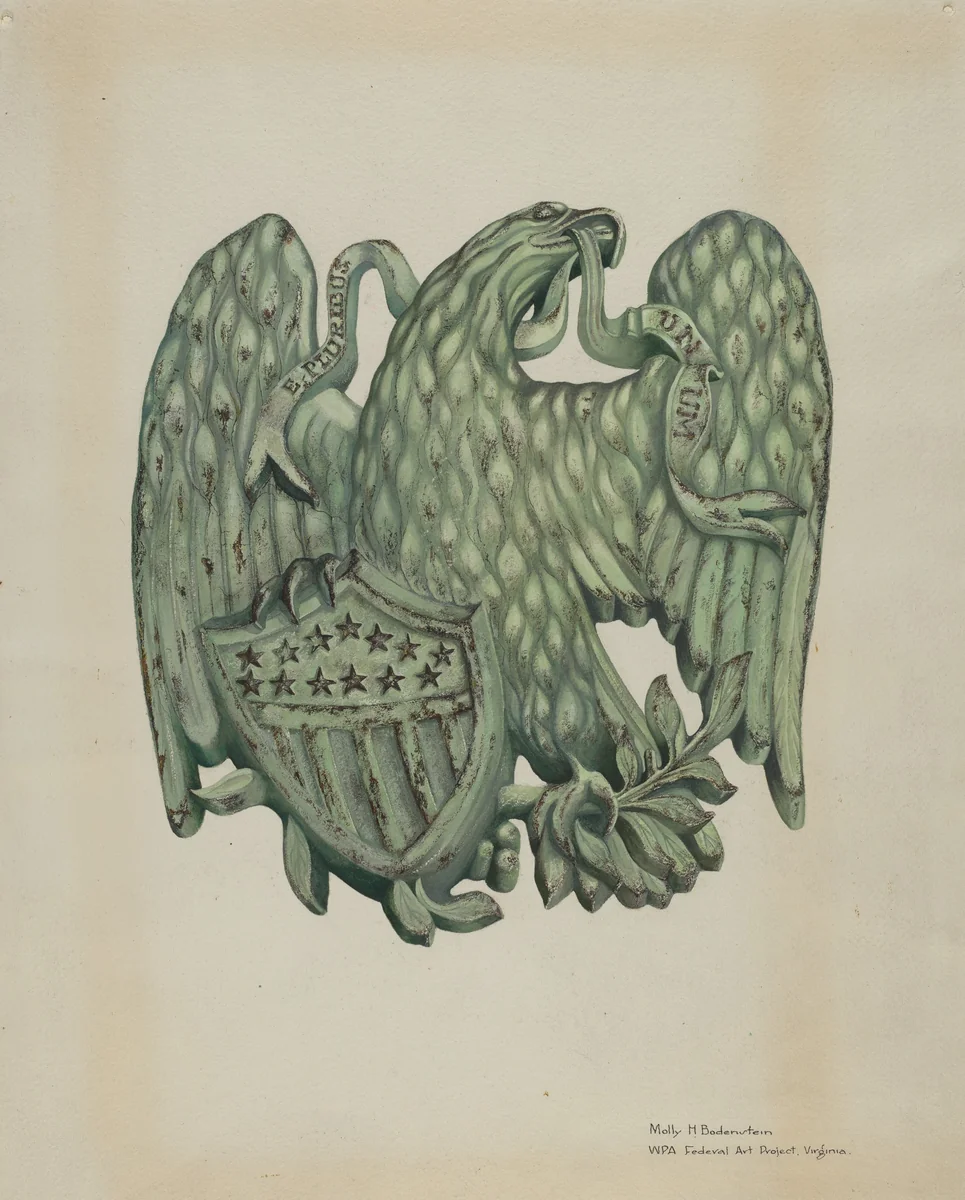 Wall Ornament by Molly H. Bodenstein, index of american design, 1935-1942