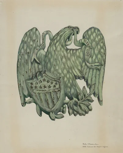 Wall Ornament by Molly H. Bodenstein, index of american design, 1935-1942