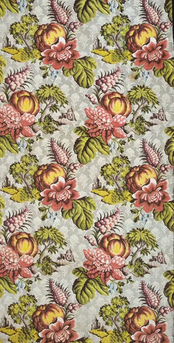 Panel by France, Lyon, textile, 1730-1740