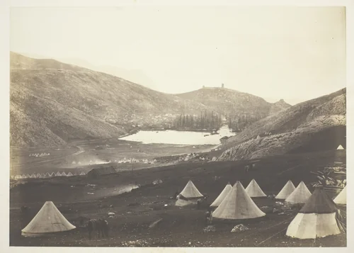 Balaklava from Guard's Hill by Roger Fenton, photograph, 1855
