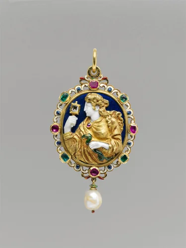 Prudence by Etienne Delaune, metalwork, 1545-1565