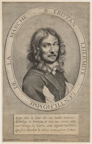 Tristan, the Hermit by Pierre Daret de Cazeneuve, print, 1648