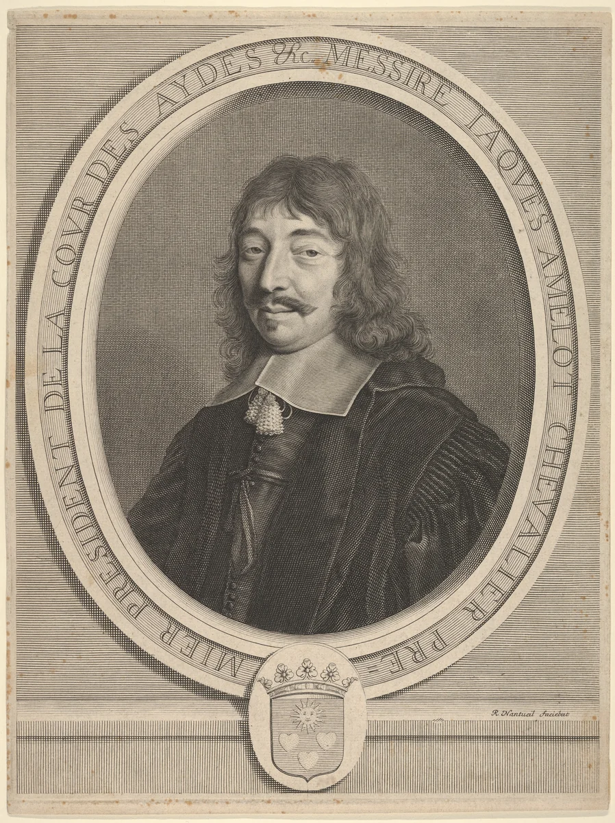 Jacques Amelot by Robert Nanteuil, print, 1650-1660