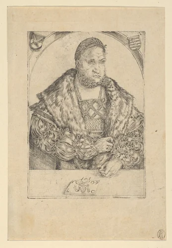Frederick the Wise of Saxony by Lucas Cranach, print, 1509