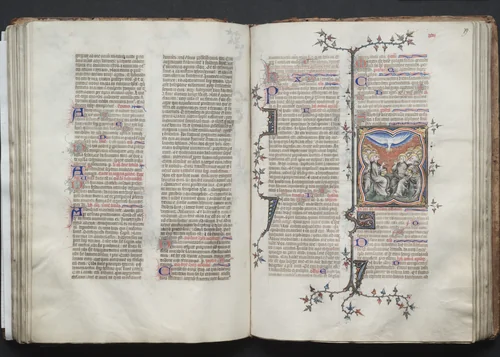The Gotha Missal: Fol. 78v, Text by Master of the Boqueteaux, book, 1370-1380