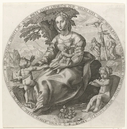 Liefde by anonymous, print, 1592-1635