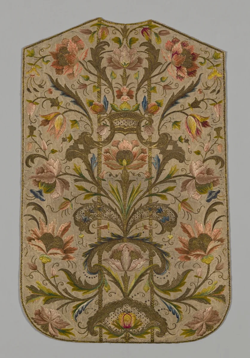 Chasuble (Back) by Italy, textile, 1701-1725
