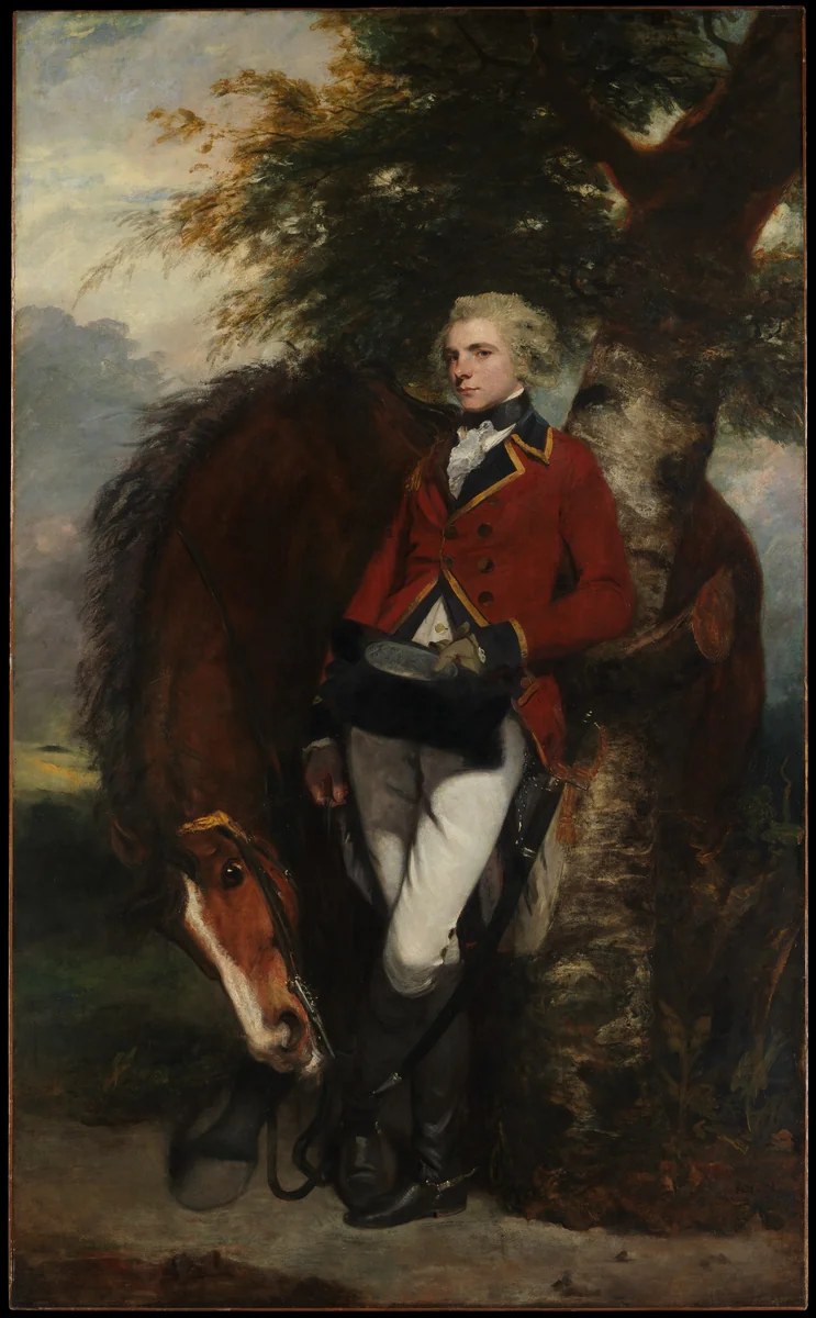 Captain George K. H. Coussmaker (1759–1801) by Sir Joshua Reynolds, painting, 1782