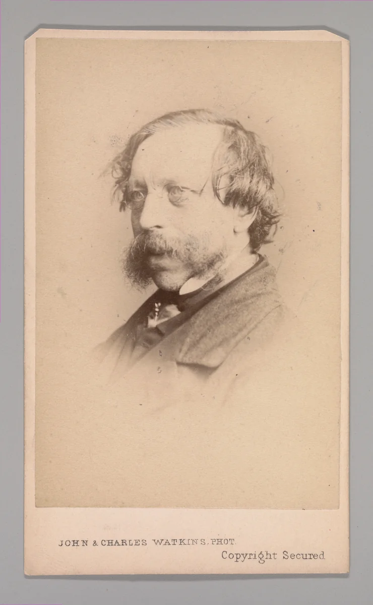 [Frederick William Fairholt] by John and Charles Watkins, photograph, 1860-1869
