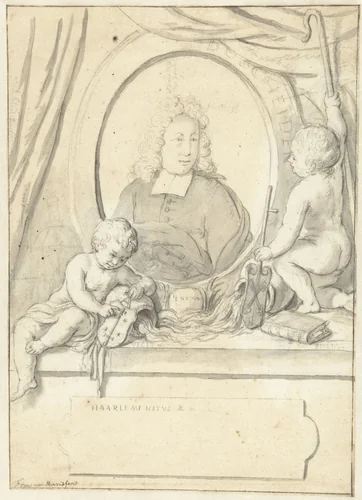 Portret van Adriaan van Boscheiden by Frans van Mieris, drawing, 1720-1724