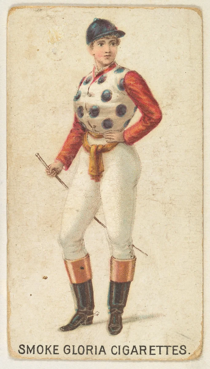 From the series "Sports Girls" (C190), issued by the American Cigarette Company, Ltd., Montreal, to promote Gloria Cigarettes by American Cigarette Company, Ltd., print, 1885-1895