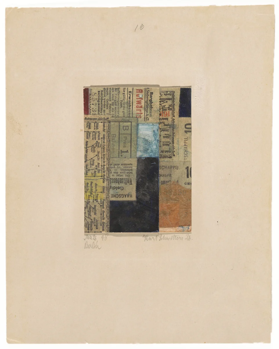 Mz 26, 48. Berlin by Kurt Schwitters, drawing, 1926