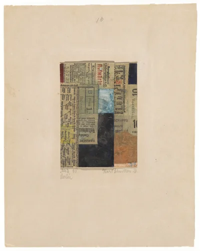 Mz 26, 48. Berlin by Kurt Schwitters, drawing, 1926