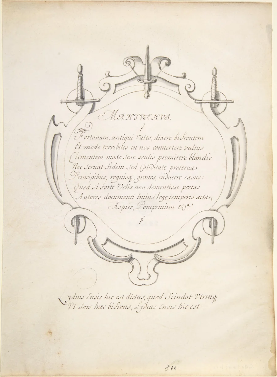 Title Page by anonymous, drawing, 1800-1900