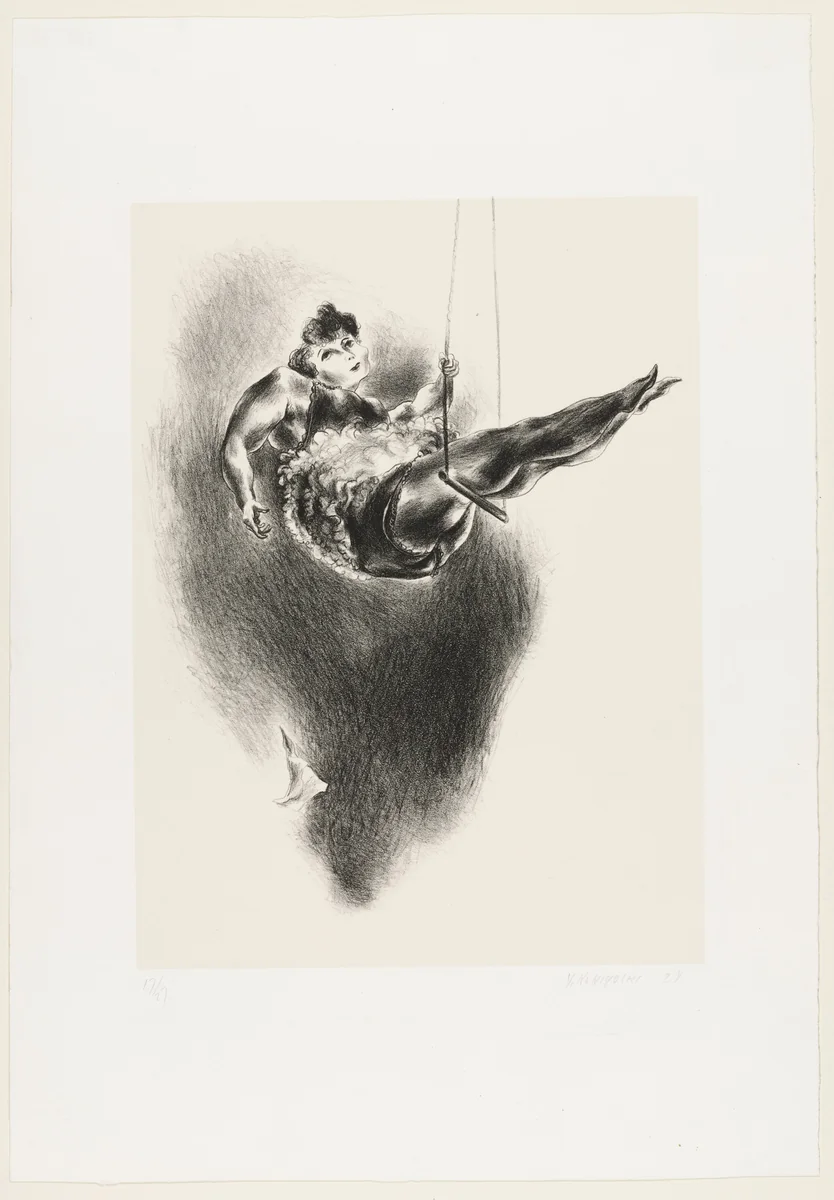 The Acrobat by Yasuo Kuniyoshi, print, 1928