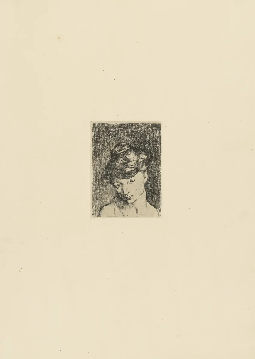Head of a Woman: Madeleine (Tête de femme: Madeleine) by Pablo Picasso, print, 1905