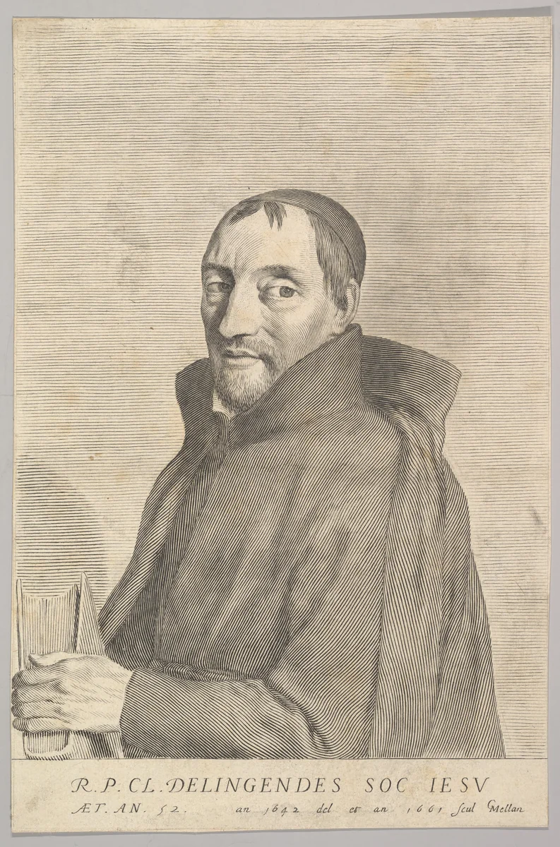 Le Père Claude de Lingendes by Claude Mellan, print, 1661