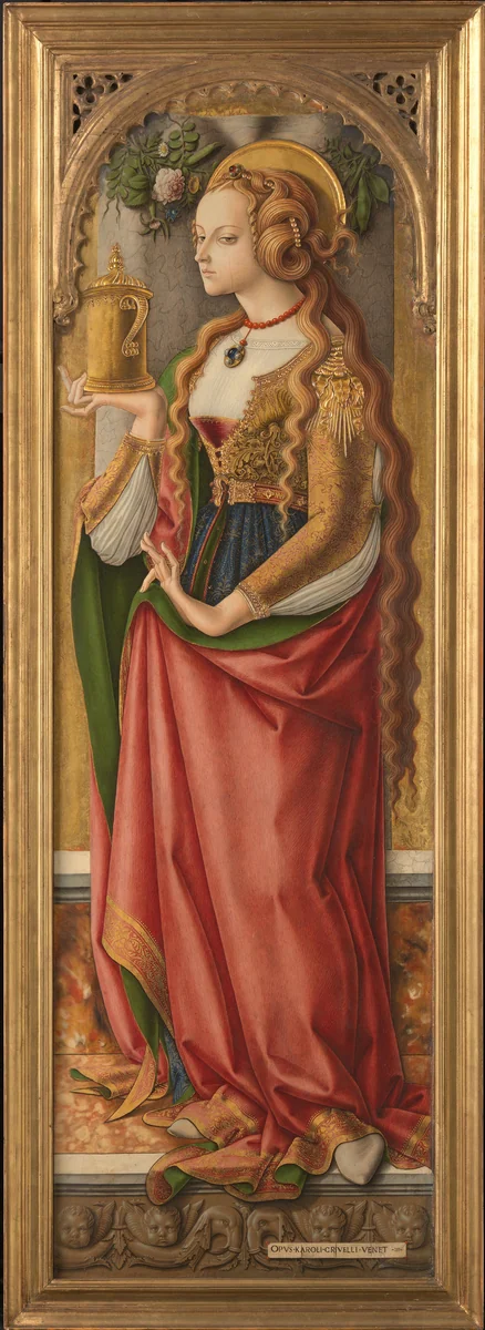 Maria Magdalena by Carlo Crivelli, painting, 1480