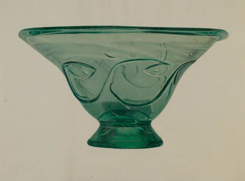 Bowl by American 20th Century, index of american design, 1935-1942