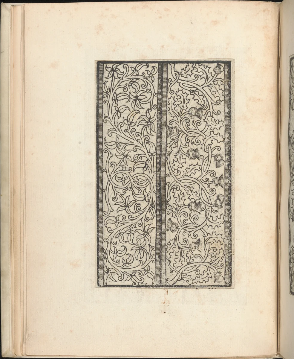 Esemplario di lavori, page 3 (verso) by Nicolò Zoppino, book, 1529