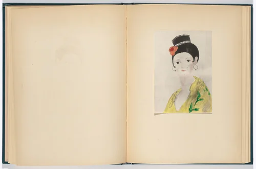 Reproduction of Flamenca à la rose rouge (Flamenca with the Red Rose) (following page 12) from Monographie Francis Picabia (Francis Picabia Monograph) by Francis Picabia, illustrated book, 1920