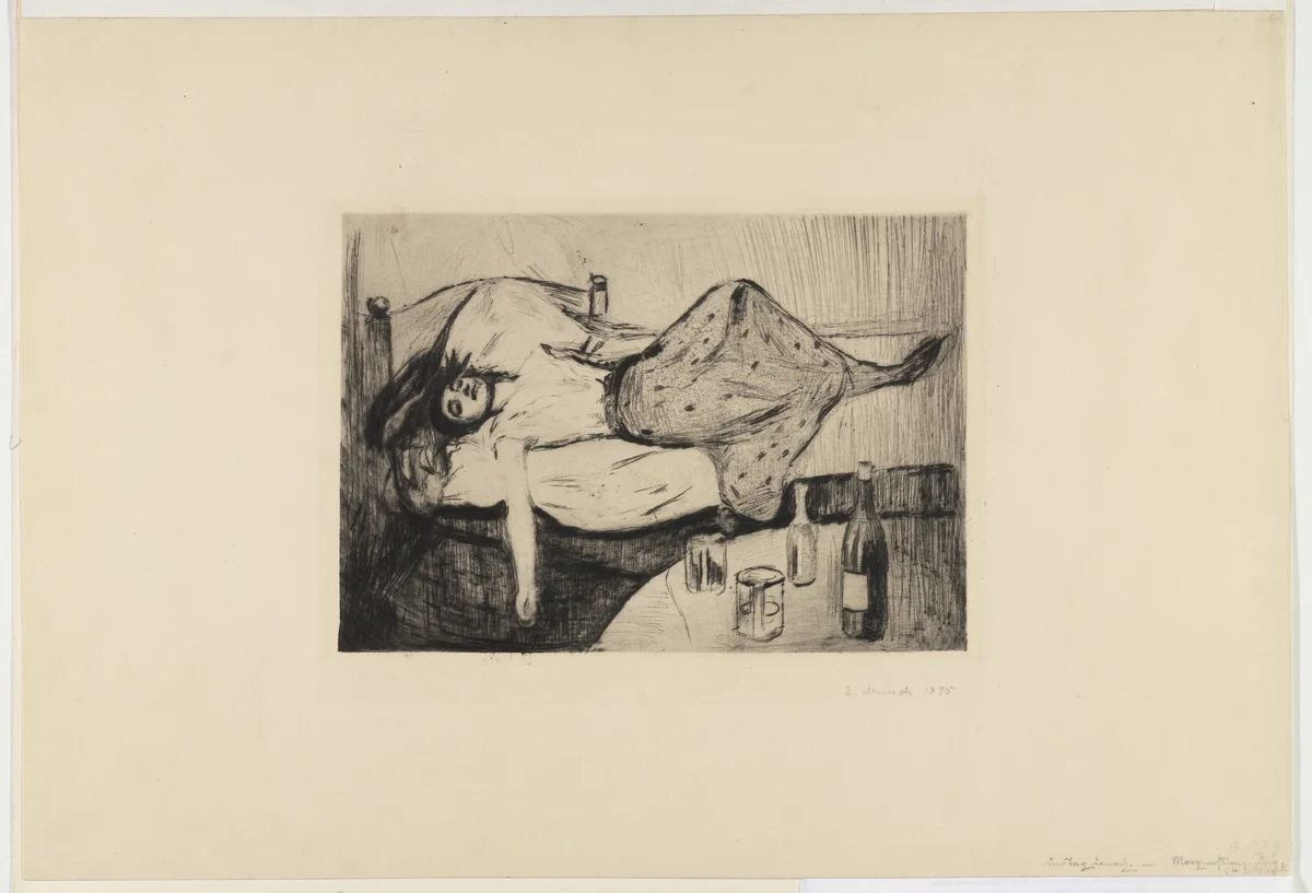The Day After (Dagen derpå) by Edvard Munch, print, 1894