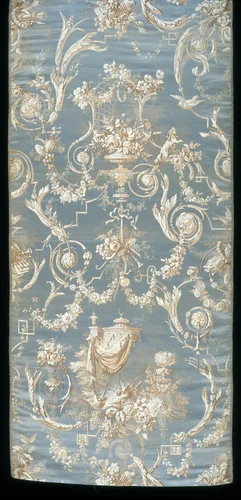 Panel by Mathevon et Bouvard, textile, 1860-1880
