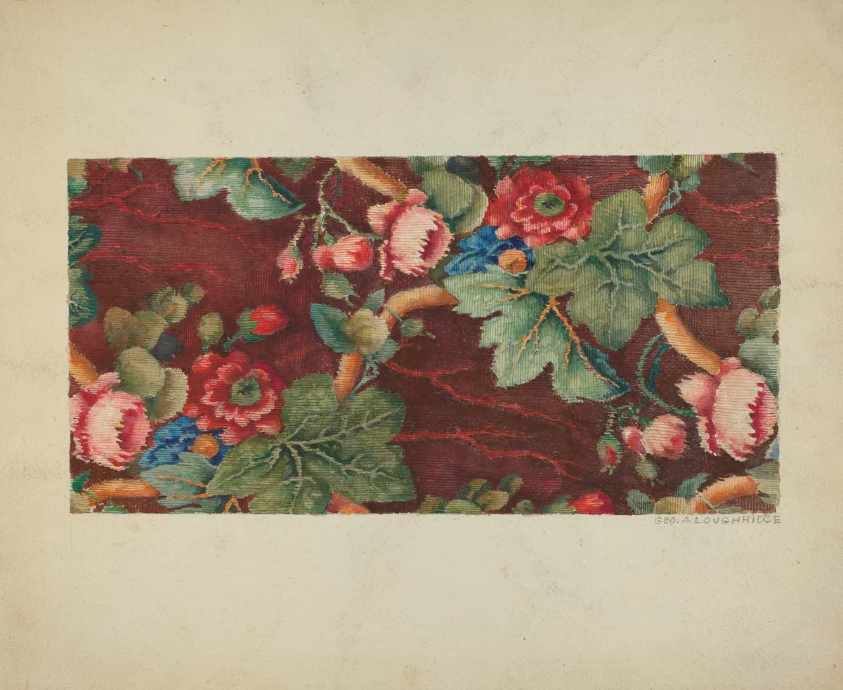 Carpet by George Loughridge, index of american design, 1936