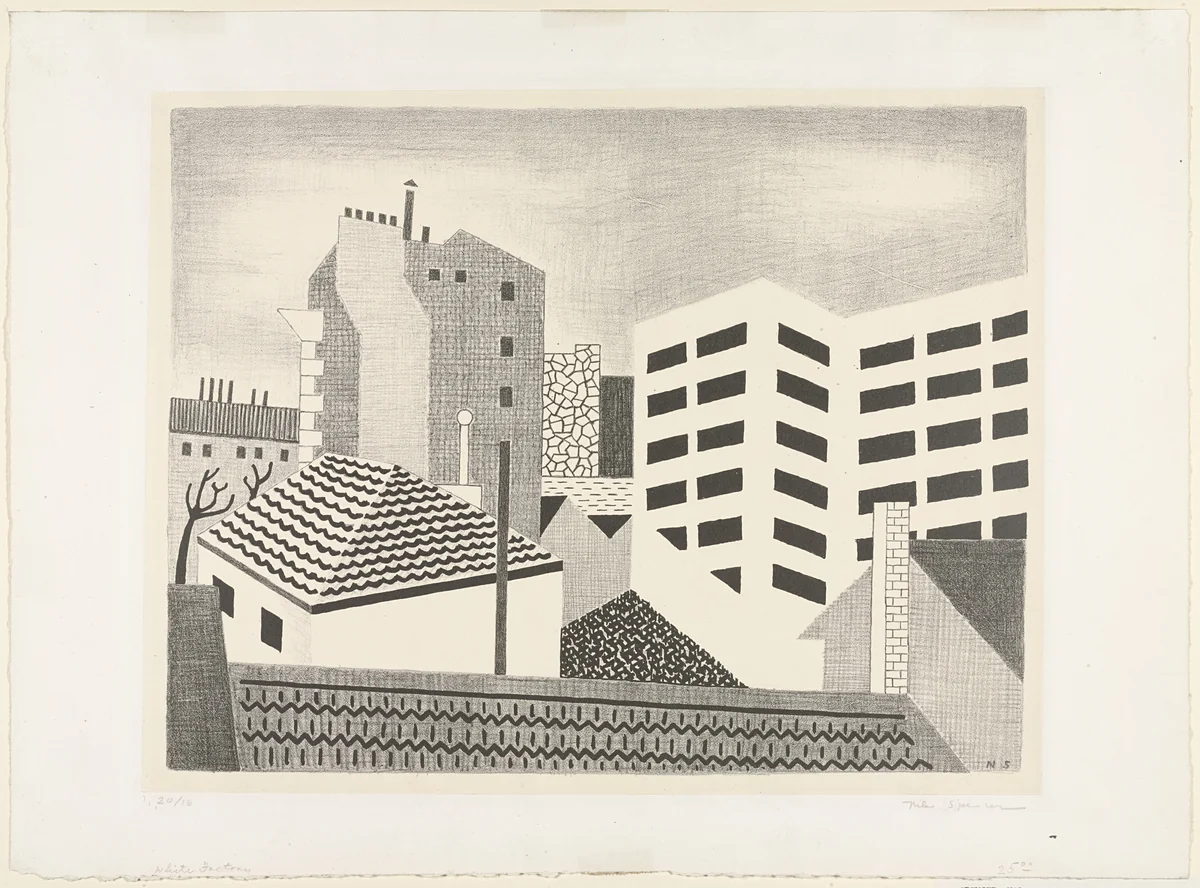 White Factory by Niles Spencer, print, 1928