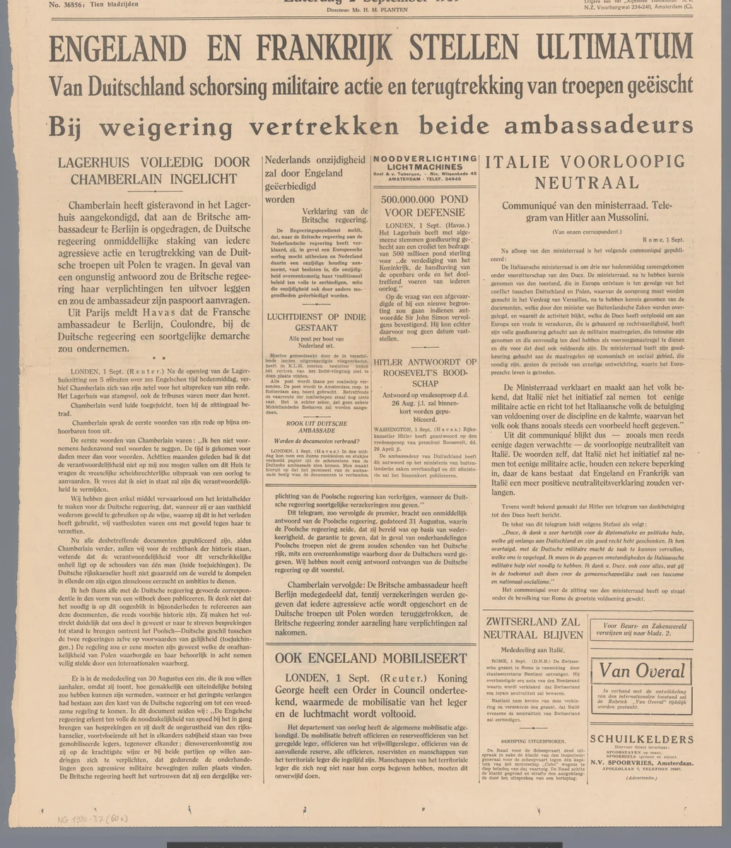 Algemeen Handelsblad by Algemeen Handelsblad, other, 1939