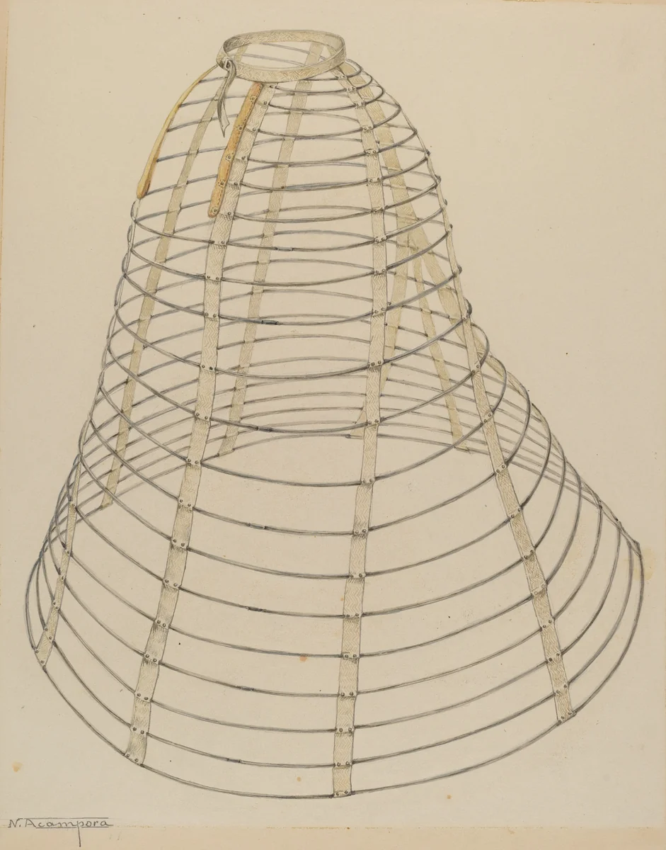 Hoop by Nicholas Acampora, index of american design, 1935-1942