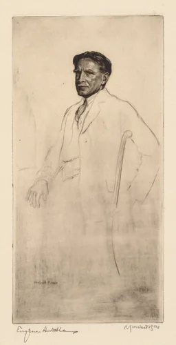 Dr. Eugene A. Noble by Muirhead Bone, print, 1923
