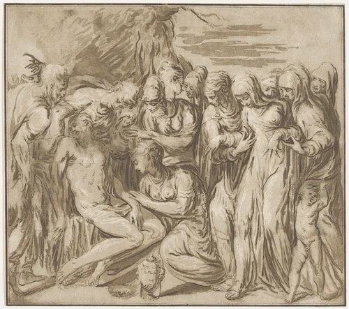 The Annointing of Christ's Body by Adam von Bartsch, print, 1784