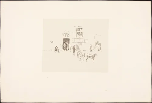 Gaiety Stage Door by James McNeill Whistler, portfolio, 1879-1887