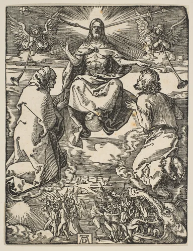 The Last Judgment, from "The Small Passion" by Albrecht Dürer, print, 1510