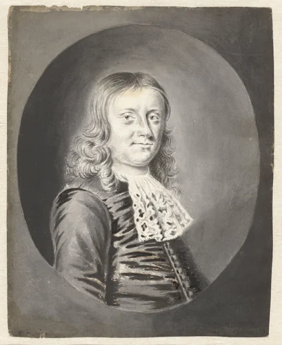 Mansportret by anonymous, drawing, 1600-1699