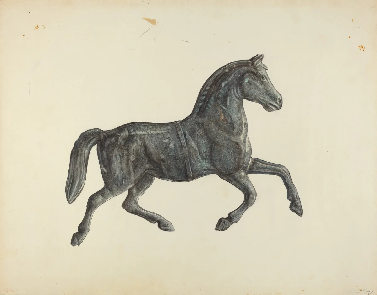 Weather Vane by Mina Lowry, index of american design, 1938