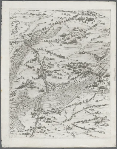 The Siege of La Rochelle: Plate 7 by Jacques Callot, print, 1628-1630