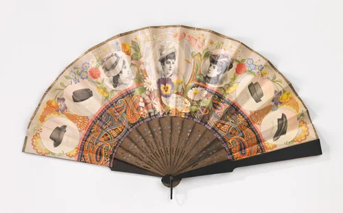 Fan by Donaldson Brothers, artwork, 1880