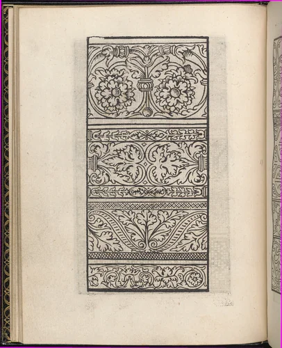 Page from Ein new kunstlich Modelbuch...(Page 11v) by Peter Quentel, book, 1544