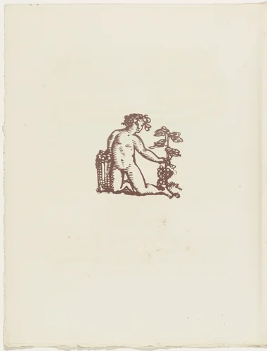 Vignette (folio 37 verso) from Les Amours (The Loves) by Émile Bernard, illustrated book, 1915