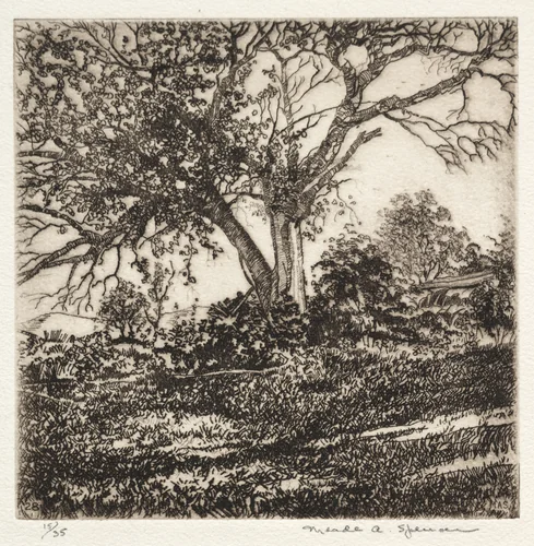 Apple Tree by Meade Ashley Spencer, print, 1928