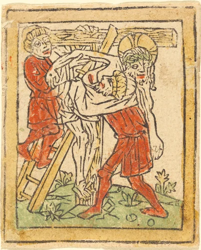 The Deposition by German 15th Century, print, 1475