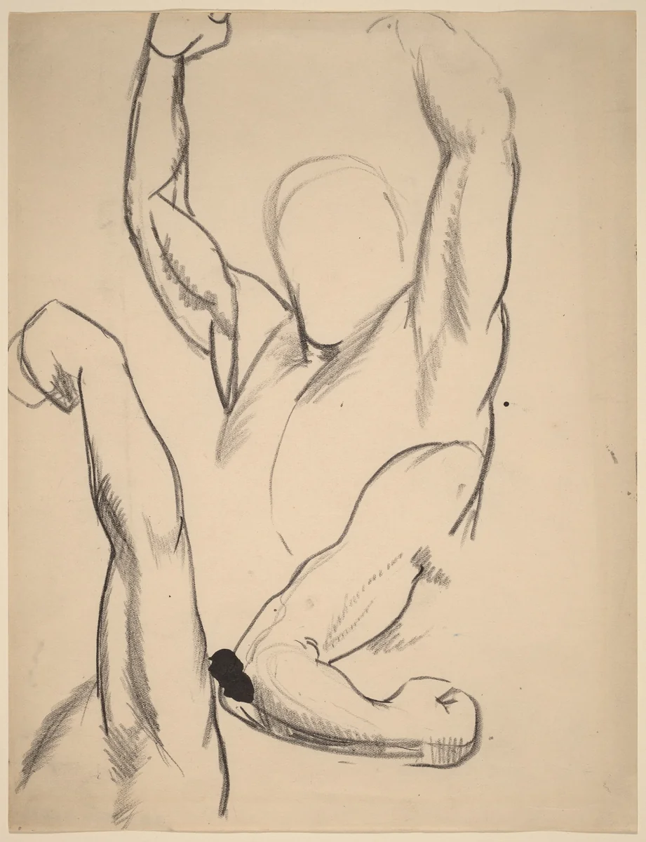 Arms of a Boxer by George Bellows, drawing, 1916