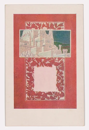 Wiener Künstler-Postkarte Serie 33/8 by Josef Hoffmann, design, 1898