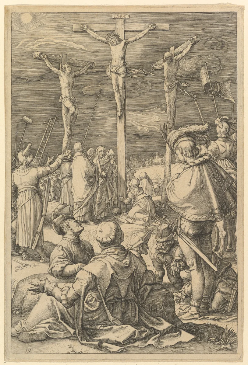 Christ on the Cross, from "The Passion of Christ" by Hendrick Goltzius, print, 1596-1598